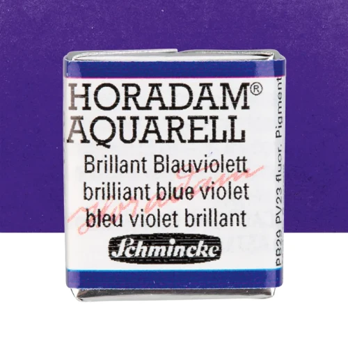 Farba akwarelowa Schmincke Horadam Aquarell półkostka - 910 Brilliant Blue Violet