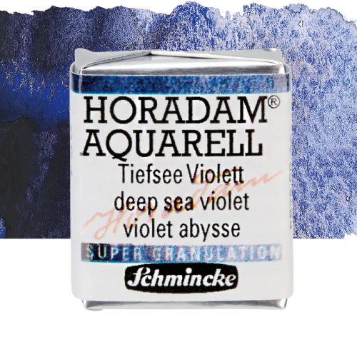 Farba akwarelowa Schmincke Horadam Aquarell półkostka - 951 Deep Sea Violet