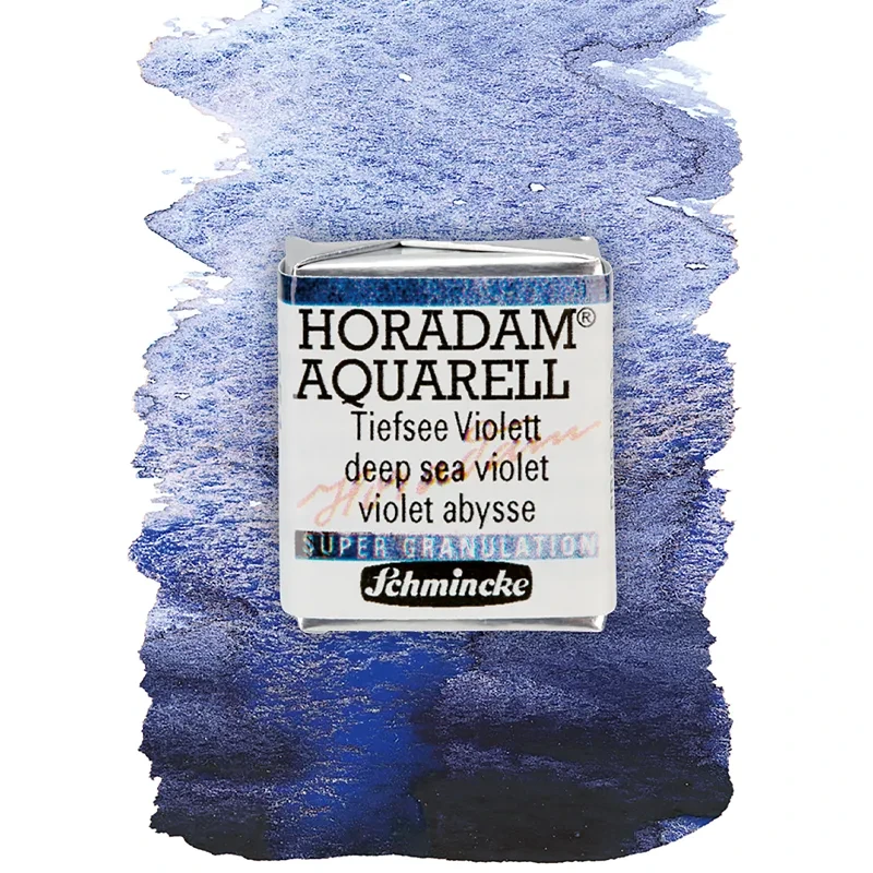 Farba akwarelowa Schmincke Horadam Aquarell półkostka - 951 Deep Sea Violet 02