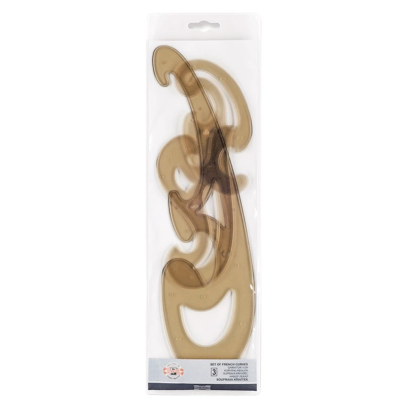 Zestaw krzywików plastikowych Set 3 duży Koh i Noor 01