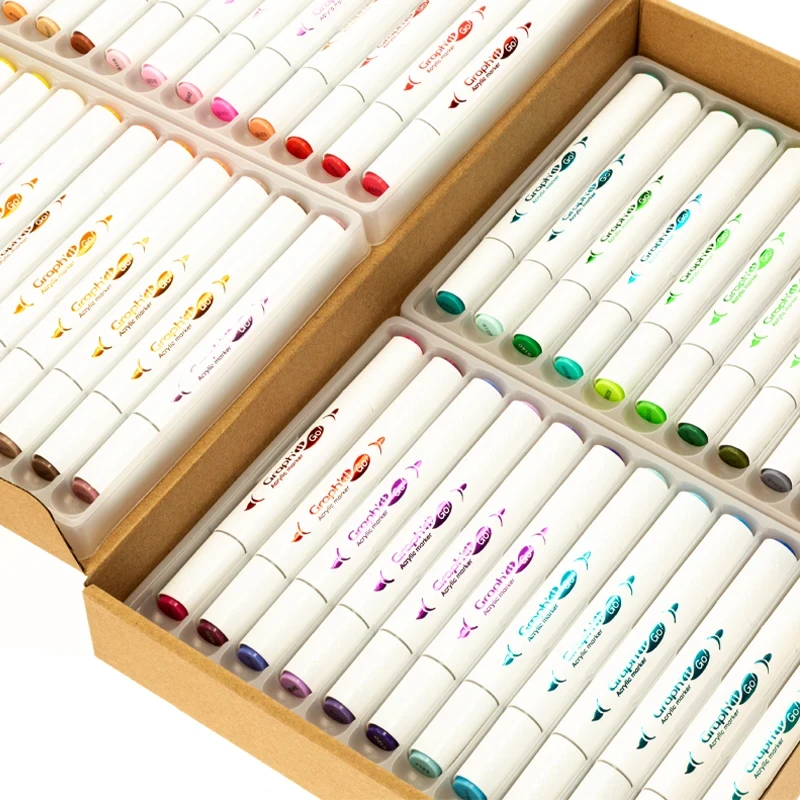 Markery akrylowe Graph’it Go! Zestaw 48 kolorów 02