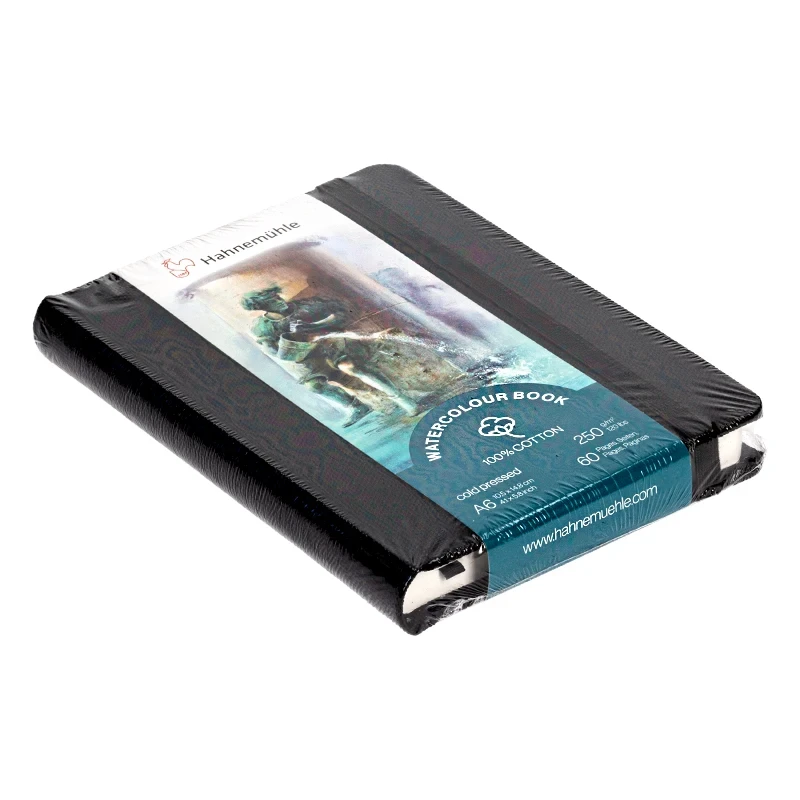 Szkicownik do akwareli Hahnemühle Watercolor Book 100% bawełny - A6, 250 g, 30 ark. 04