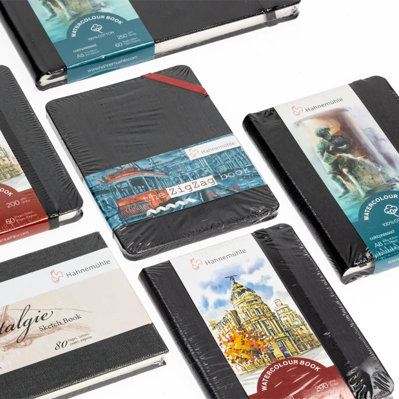 Szkicownik do akwareli Hahnemühle Watercolor Book 100% bawełny - A6, 250 g, 30 ark. 07