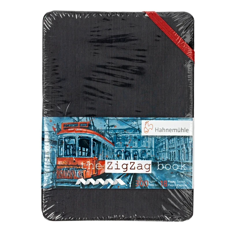 Szkicownik do akwareli Hahnemühle ZigZag Book cold pressed - A6, 300 g 01