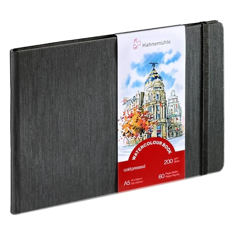 Szkicownik do akwareli Hahnemühle Watercolor Book cold pressed - A5, 200 g, 30 ark. 06