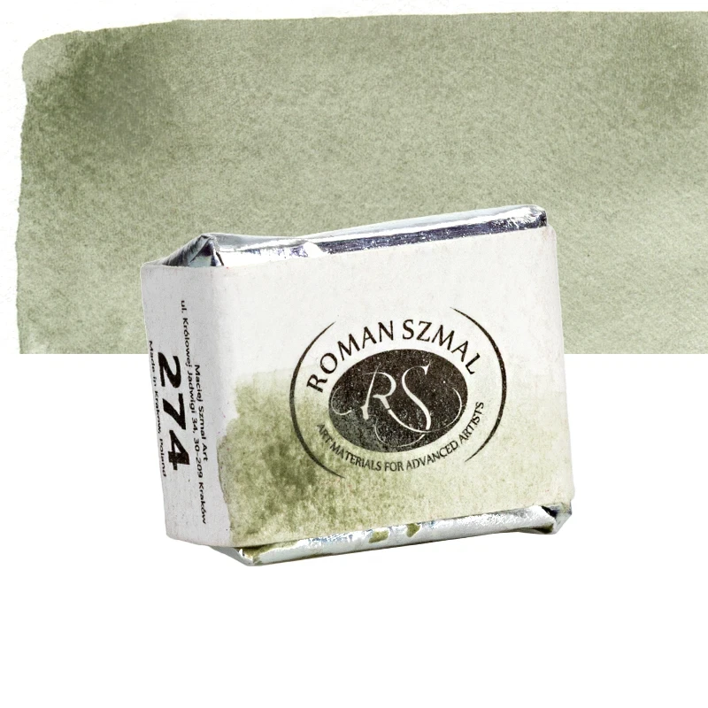 Farba akwarelowa Aquarius półkostka - 274 Davy's Grey 02