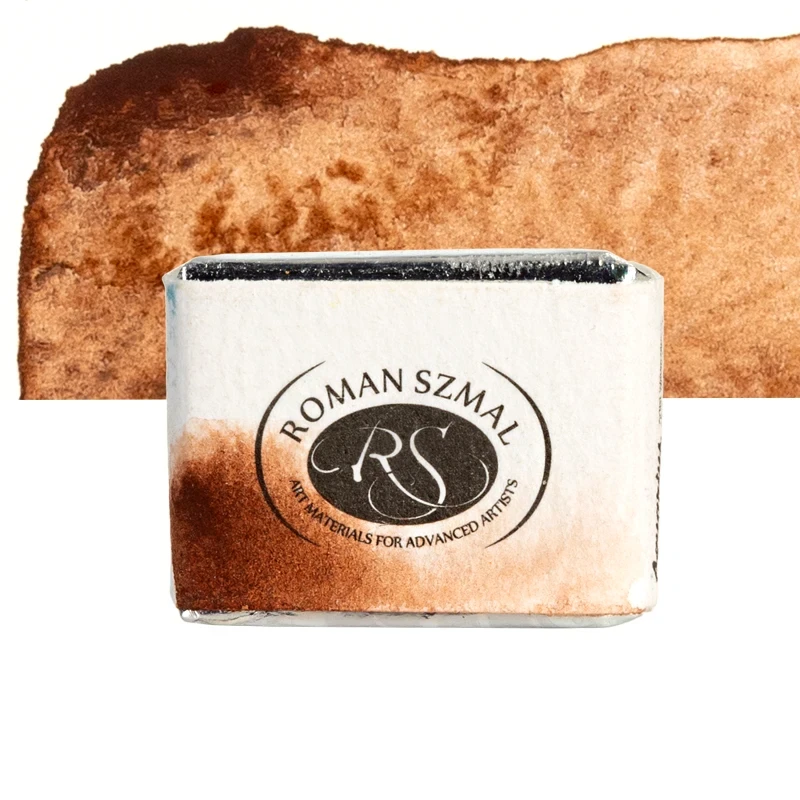 Farba akwarelowa Aquarius półkostka - 139 Burnt Sienna Brownish 01