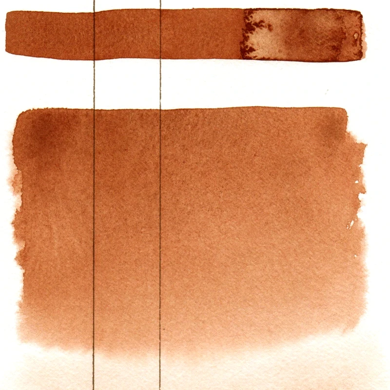 Farba akwarelowa Aquarius półkostka - 139 Burnt Sienna Brownish 04