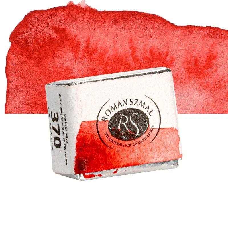 Farba akwarelowa Aquarius półkostka - 370 Perylene Vermilion 02