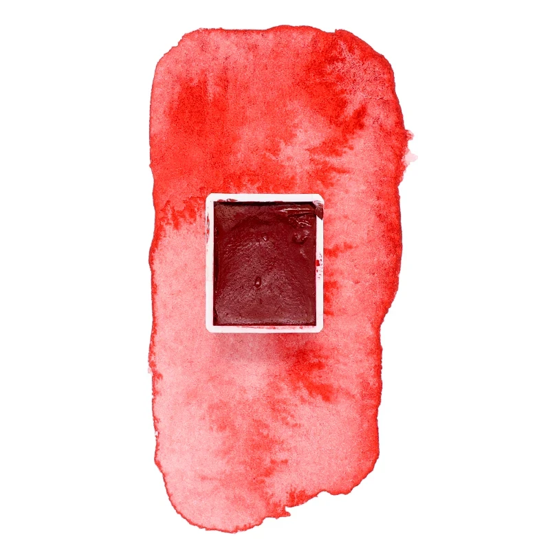 Farba akwarelowa Aquarius półkostka - 370 Perylene Vermilion 03