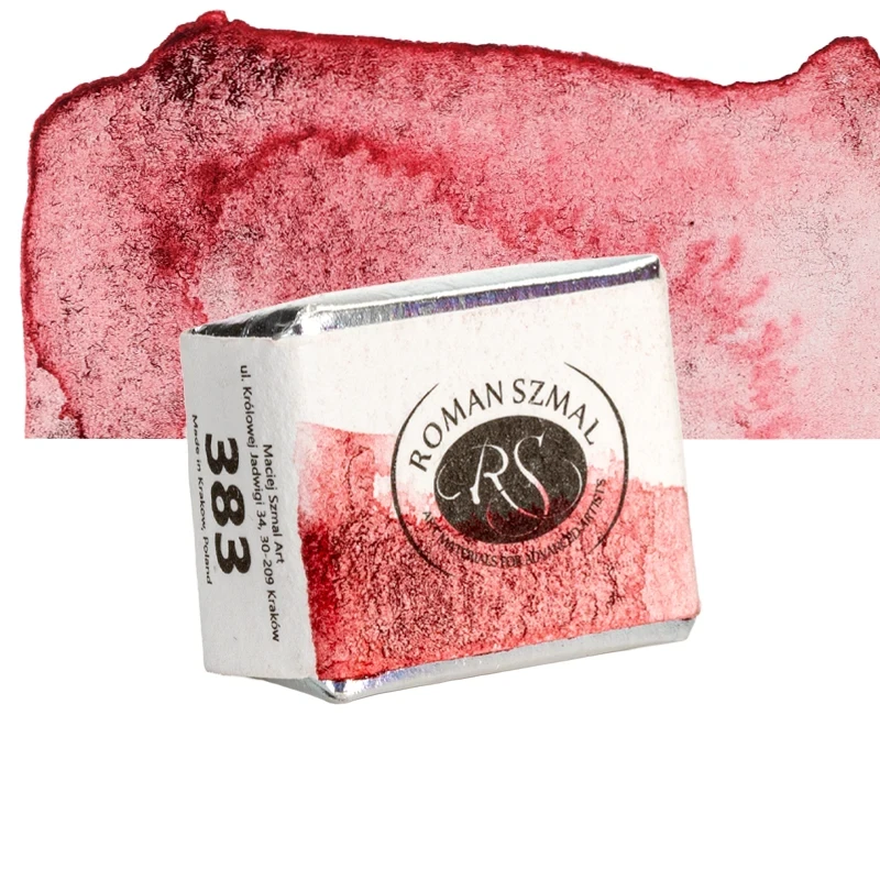 Farba akwarelowa Aquarius półkostka - 383 Carmine (Hue) 02