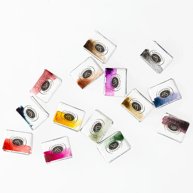 Farba akwarelowa Aquarius półkostka - 383 Carmine (Hue) 06