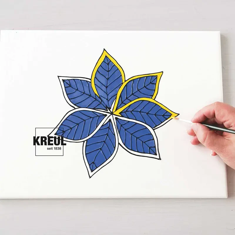 Grafitowy papier do kopiowania na szkło, porcelanę, metal Kreul A4 10 ark. 03