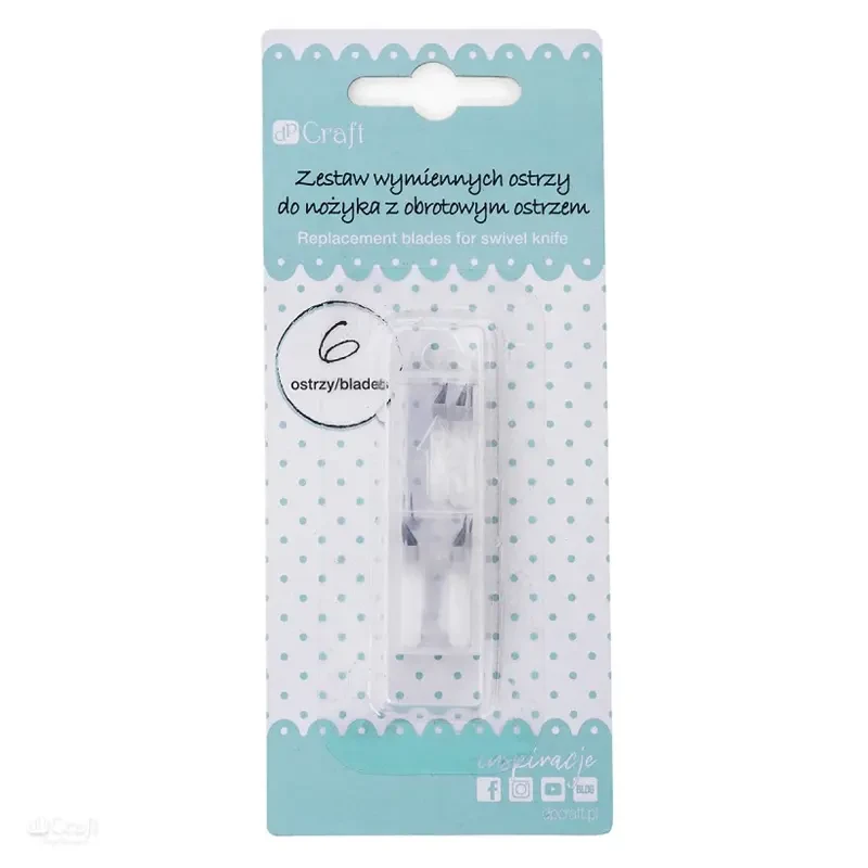 Wymienne ostrza do skalpela z obrotowym ostrzem 360° – dpCraft 01