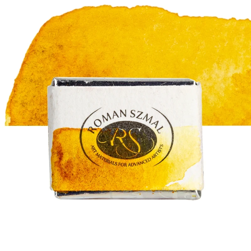 Farba akwarelowa Aquarius półkostka - 380 Nickel Azo Gold 01