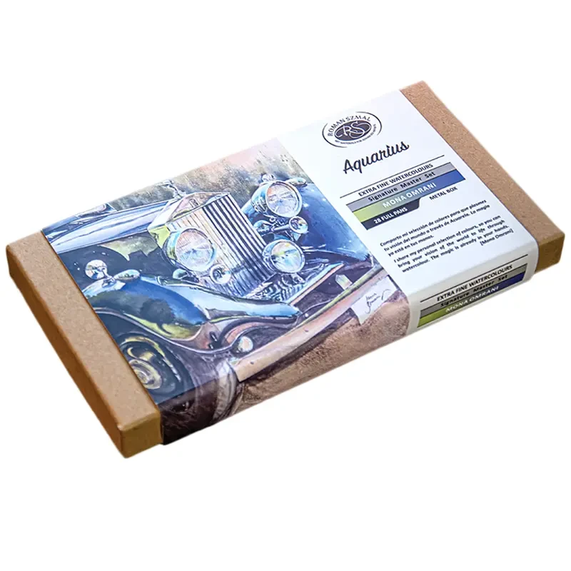 Akwarele Aquarius Mona Omrani Edition 2025 zestaw 28 kolorów 01