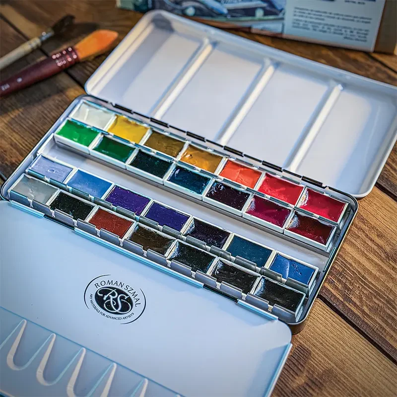 Akwarele Aquarius Mona Omrani Edition 2025 zestaw 28 kolorów 02