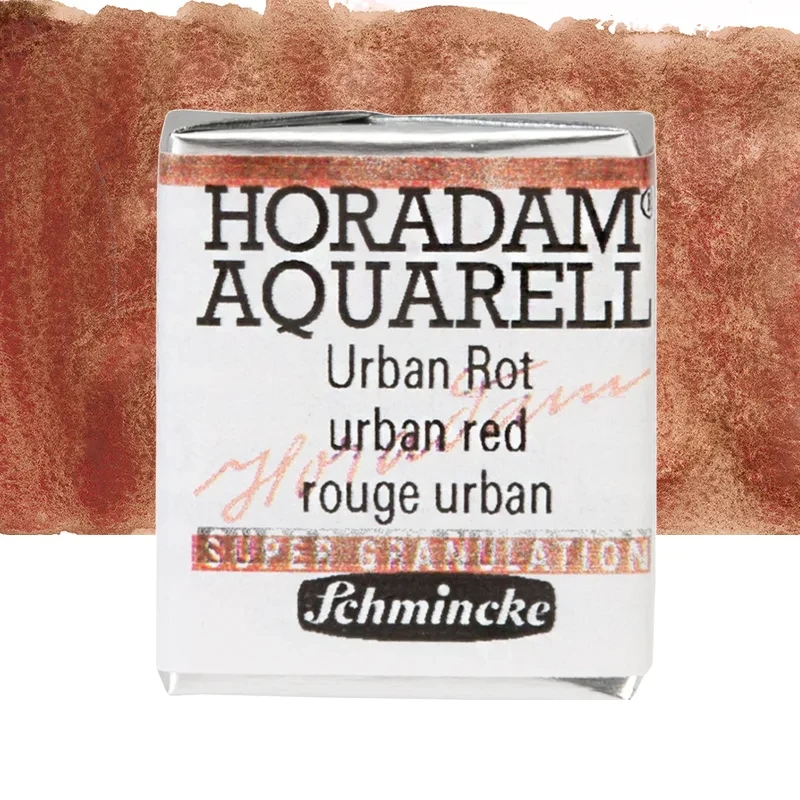 Farba akwarelowa Schmincke Horadam Aquarell półkostka - 926 Urban Red 01