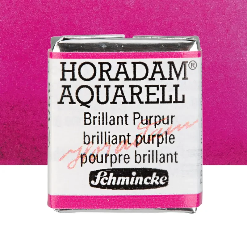 Farba akwarelowa Schmincke Horadam Aquarell półkostka - 930 Brilliant Purple 01