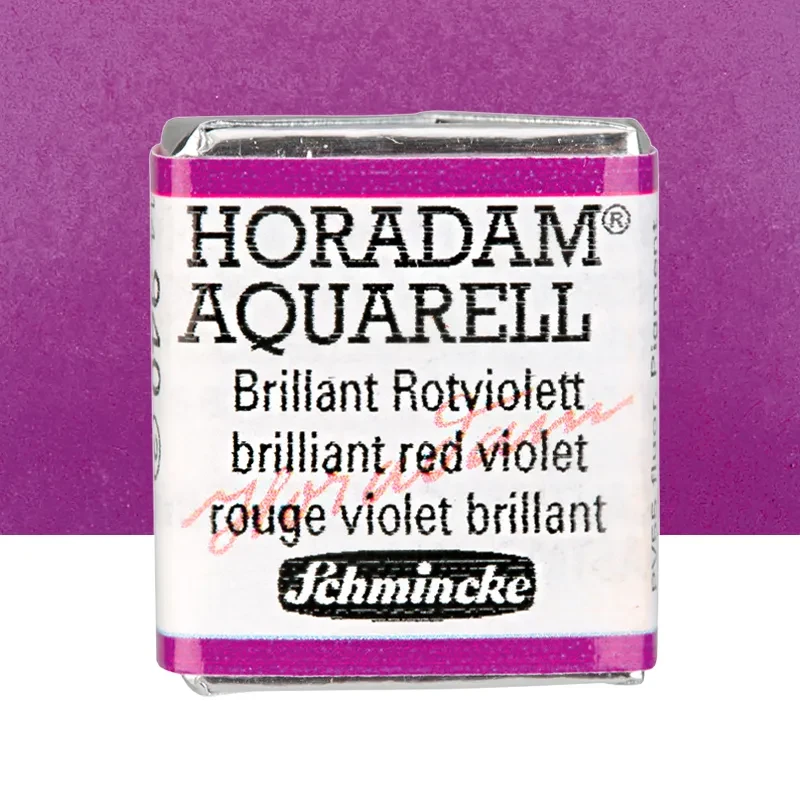 Farba akwarelowa Schmincke Horadam Aquarell półkostka - 940 brilliant red violet 01