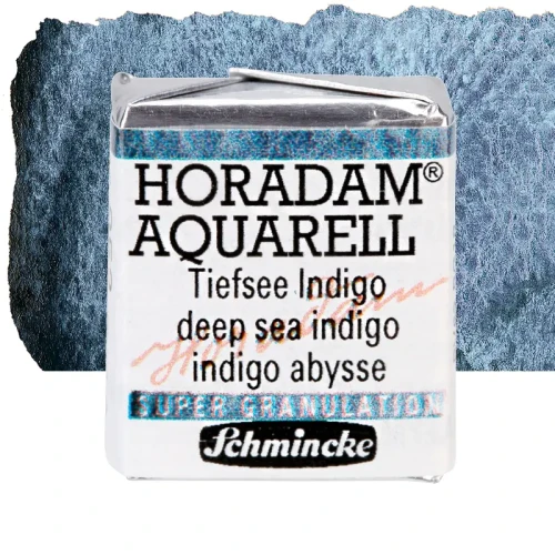 Farba akwarelowa Schmincke Horadam Aquarell półkostka - 952 Deep sea indigo