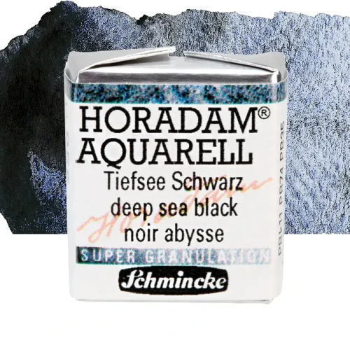 Farba akwarelowa Schmincke Horadam Aquarell półkostka - 955 Deep sea black