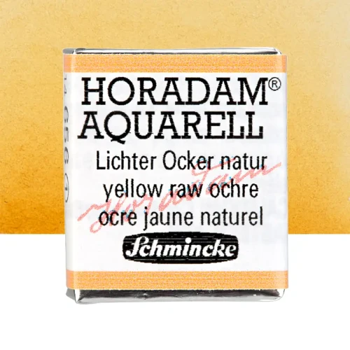 Farba akwarelowa Schmincke Horadam Aquarell półkostka - 656 Yellow raw ochre