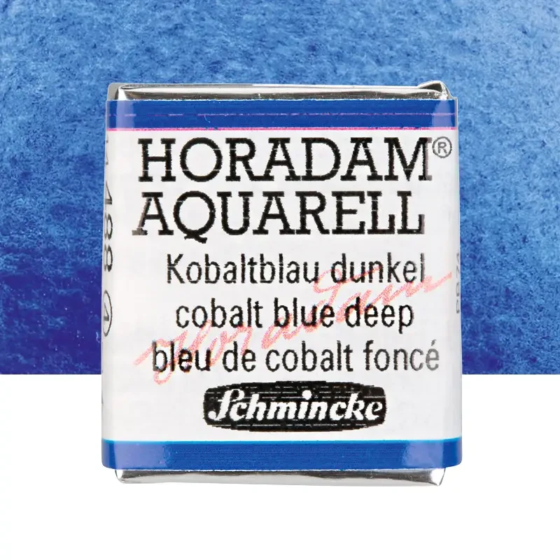 Farba akwarelowa Schmincke Horadam Aquarell półkostka - 488 Cobalt blue deep 01