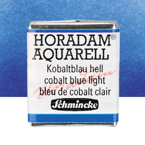 Farba akwarelowa Schmincke Horadam Aquarell półkostka - 487 Cobalt blue light
