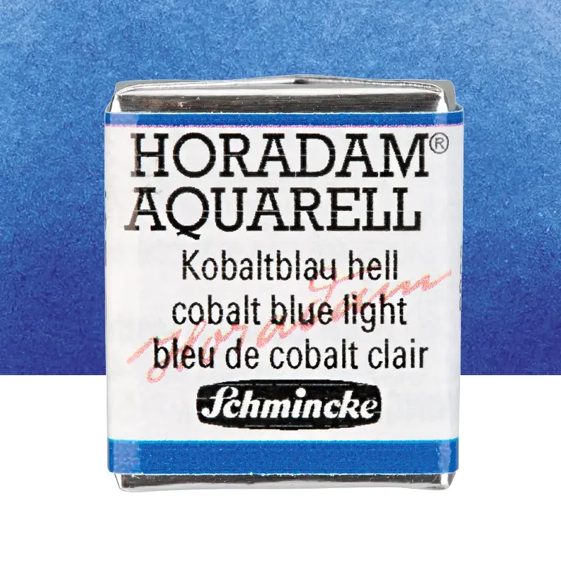 Farba akwarelowa Schmincke Horadam Aquarell półkostka - 487 Cobalt blue light