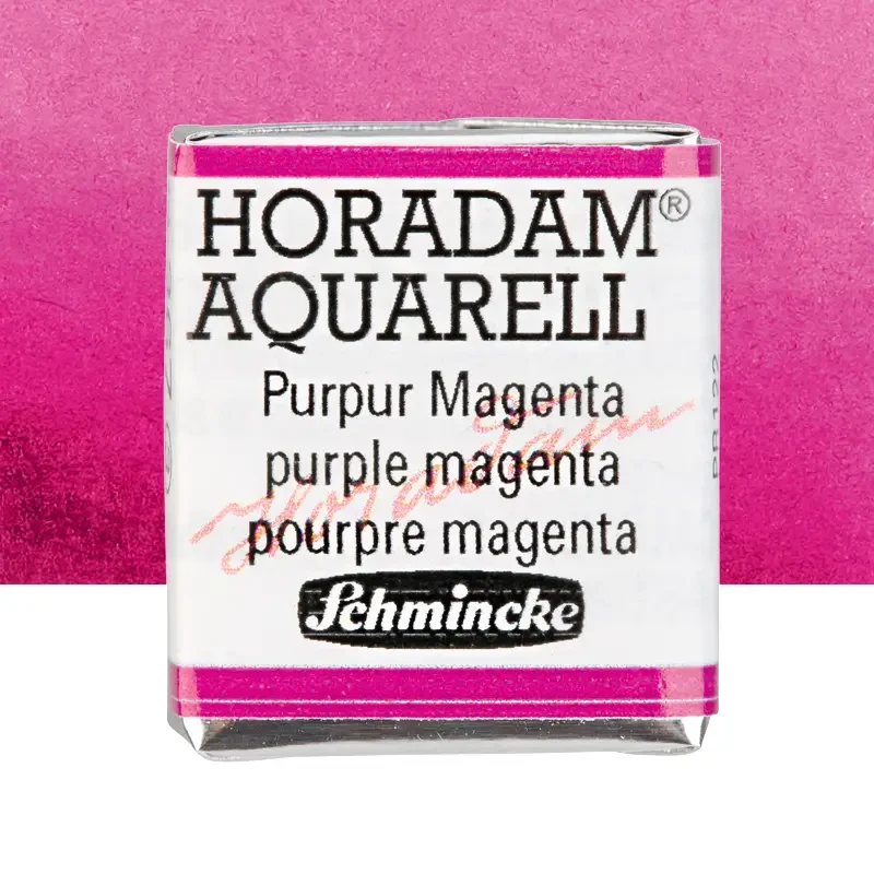 Farba akwarelowa Schmincke Horadam Aquarell półkostka - 367 Purple magenta 01