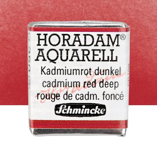 Farba akwarelowa Schmincke Horadam Aquarell półkostka - 350 Cadmium red deep