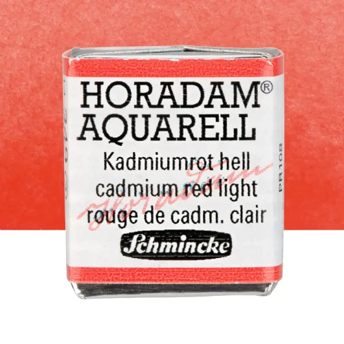 Farba akwarelowa Schmincke Horadam Aquarell półkostka - 349 Cadmium red light