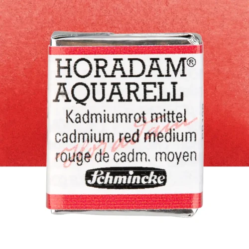 Farba akwarelowa Schmincke Horadam Aquarell półkostka - 347 Cadmium red medium