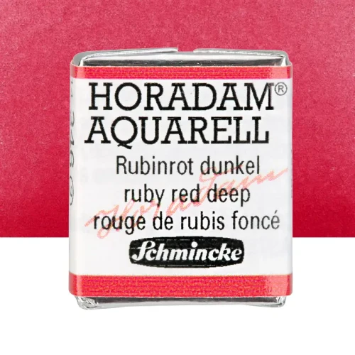 Farba akwarelowa Schmincke Horadam Aquarell półkostka - 346 Ruby red deep