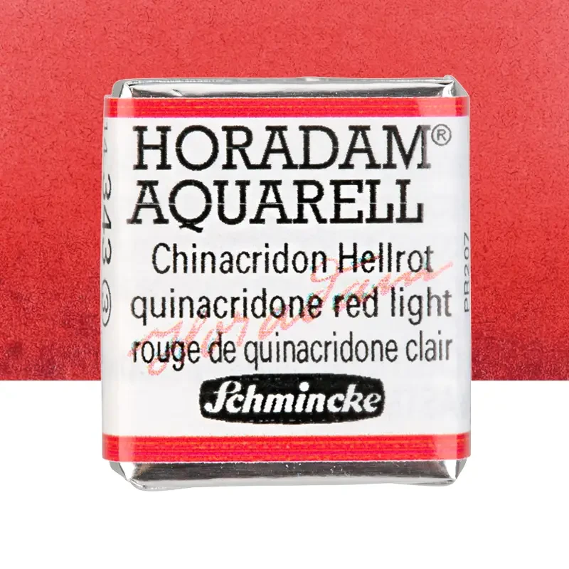 Farba akwarelowa Schmincke Horadam Aquarell półkostka - 343 Quinacridone red light