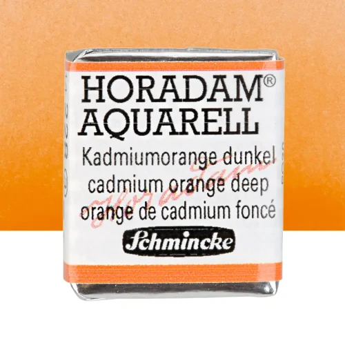 Farba akwarelowa Schmincke Horadam Aquarell półkostka - 228 Cadmium orange deep