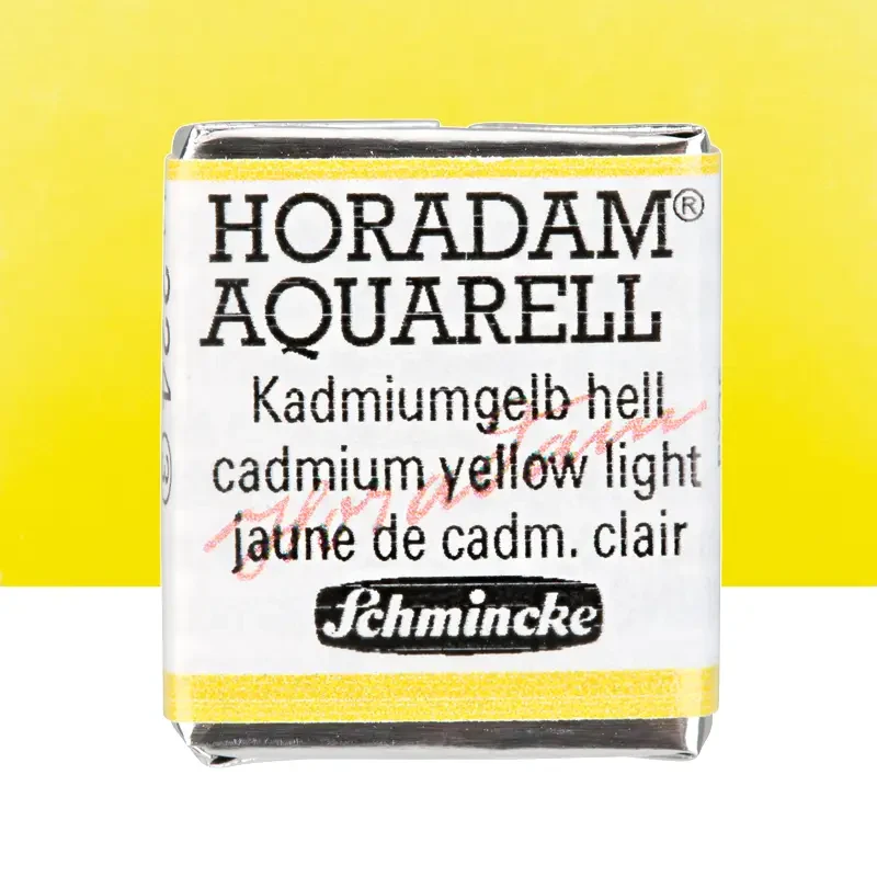 Farba akwarelowa Schmincke Horadam Aquarell półkostka - 224 Cadmium yellow light 01