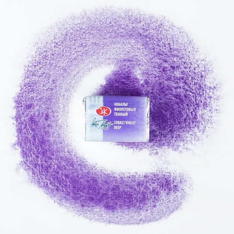 Farba akwarelowa Białe Noce kostka - 603 Cobalt Violet Deep 02