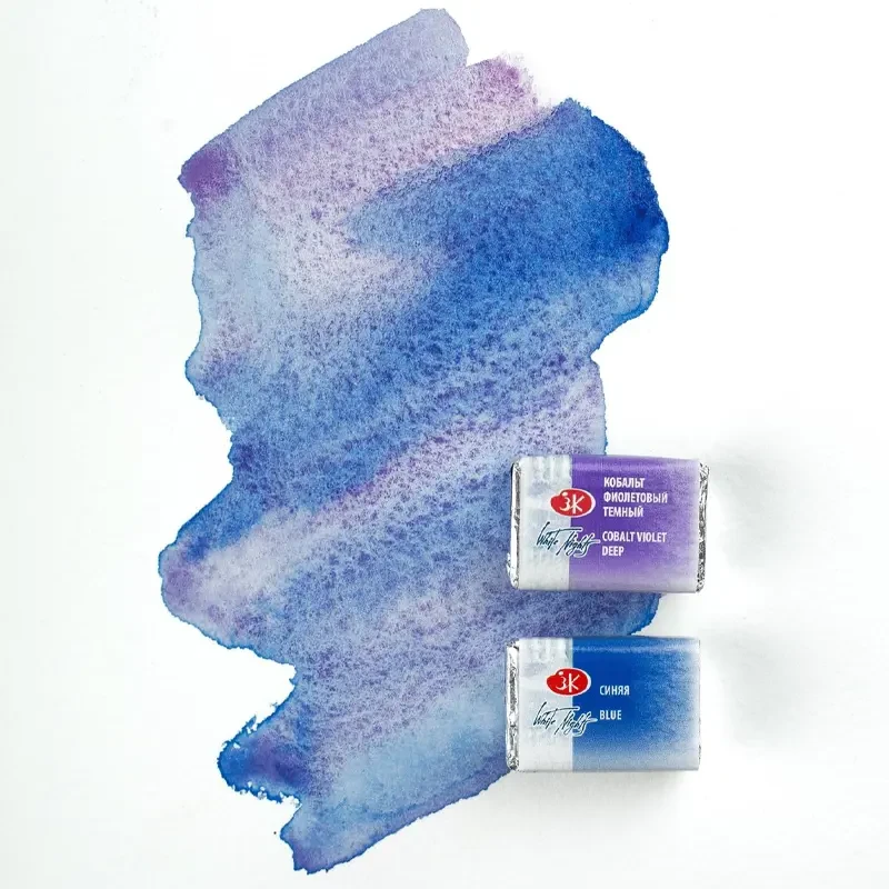 Farba akwarelowa Białe Noce kostka - 603 Cobalt Violet Deep 09