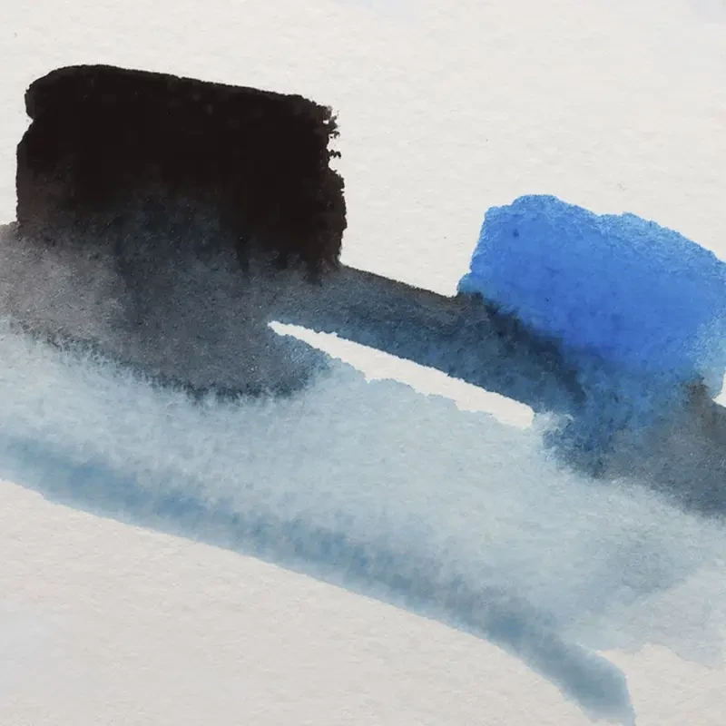 Farba akwarelowa Białe Noce kostka - 838 Chromium Irone Oxide 07