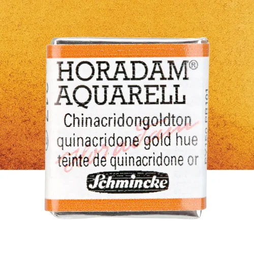 Farba akwarelowa Schmincke Horadam Aquarell półkostka - 217 Quinacridone gold hue