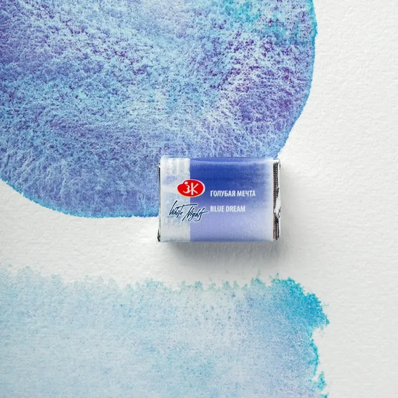 Farba akwarelowa Białe Noce kostka - 570 Blue Dream 07