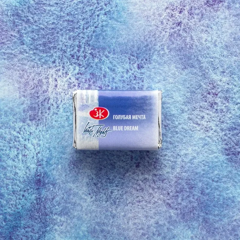 Farba akwarelowa Białe Noce kostka - 570 Blue Dream 08