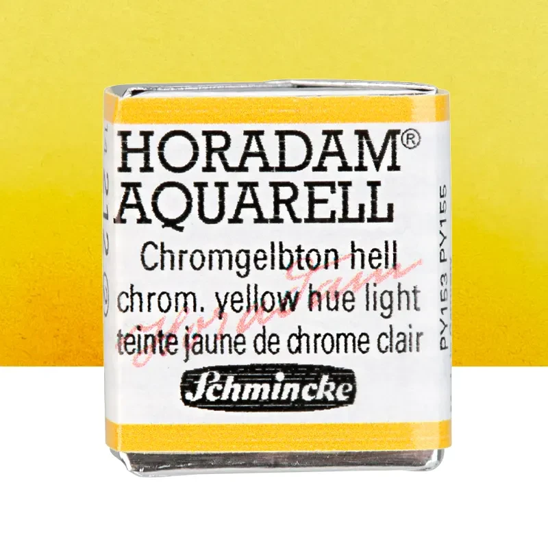 Farba akwarelowa Schmincke Horadam Aquarell półkostka - 212 Chromium yellow hue light 01