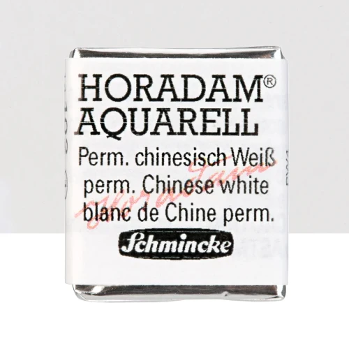 Farba akwarelowa Schmincke Horadam Aquarell półkostka - 102 Permanent Chinese white