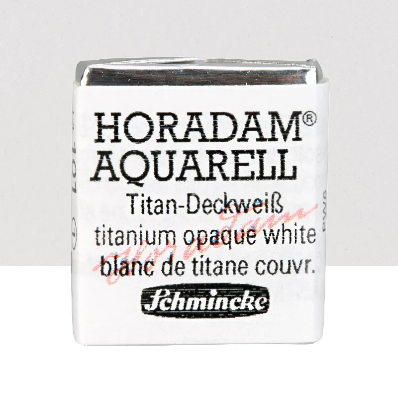 Farba akwarelowa Schmincke Horadam Aquarell półkostka - 101 Titanium opaque white 01