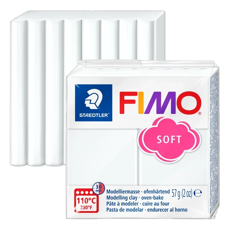 Modelina Fimo Soft Staedtler 57 g - 0 Biały 01
