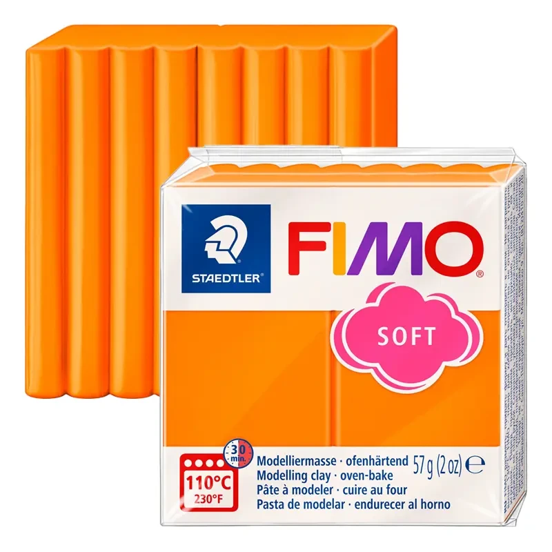 Modelina Fimo Soft Staedtler 57 g - 42 Mandarynkowy 01