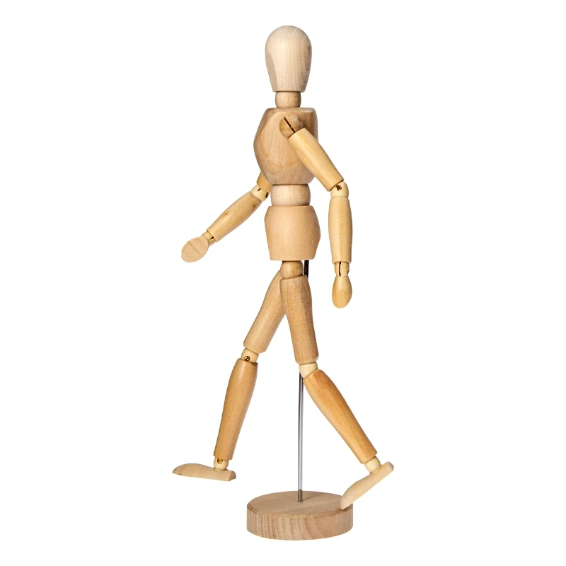 Drewniany manekin do rysowania 30,5 cm